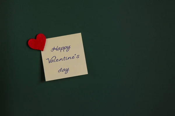 Feliz Día San Valentín Escrito Jalá Pizarra — Foto de Stock