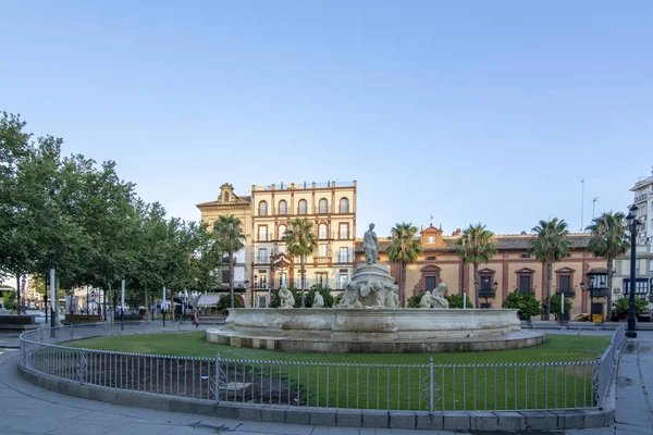 Sevilla Andalusien Spanien Juli 2017 Square Ligger Hjärtat Sevillas Historiska — Stockfoto