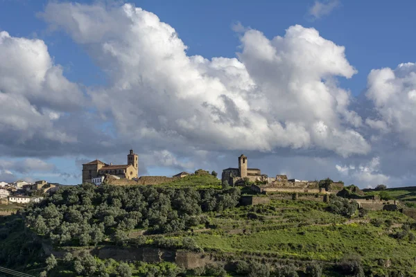 Panoramautsikt Över Den Stad Alcantara Provinsen Caceres Spanien — Stockfoto