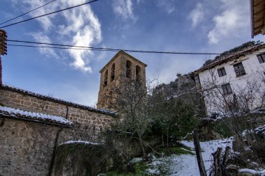 Kilise Orbaneja del Castillo il Burgos, İspanya en güzel köylerde biridir