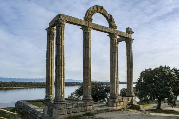 Roman Ruins Augustobriga Bohonal Ibor Province Caceres Extremadura Spain — Stock Photo, Image