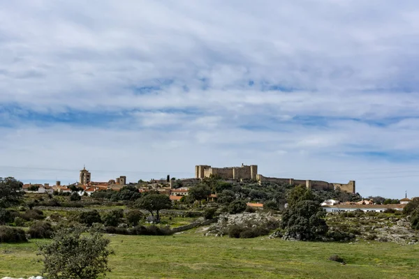 Vista Trujillo Village Província Cáceres Espanha — Fotografia de Stock
