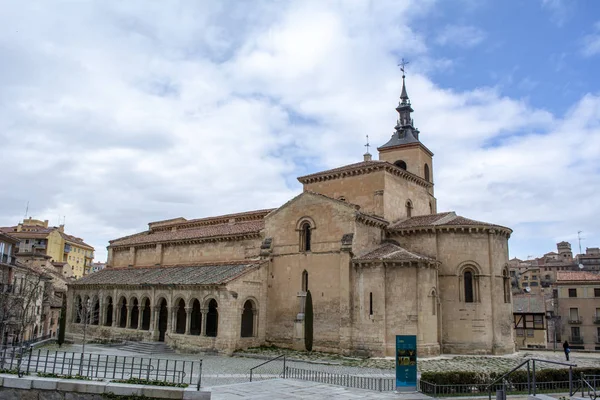 Segovia España Marzo 2015 Iglesia Católica San Millán Ciudad Española — Foto de Stock