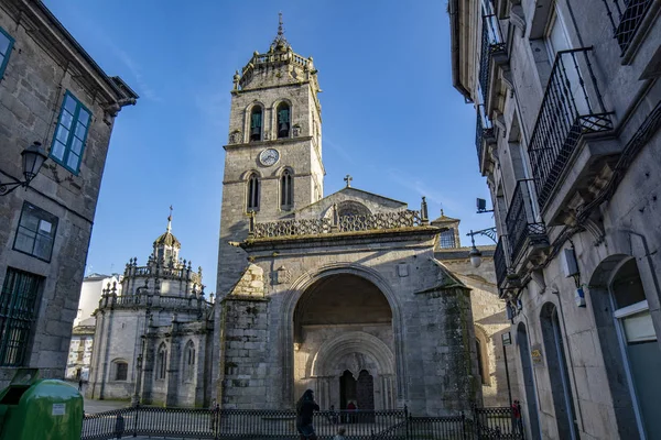 Lugo Galicien Spanien April 2015 Tornet Till Katedralen Santa Maria — Stockfoto