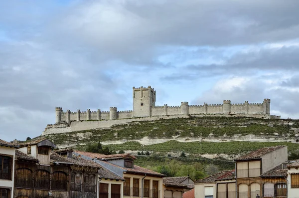 Penafiel Valladolid Espagne Avril 2015 Vue Sur Château Penafiel Les — Photo