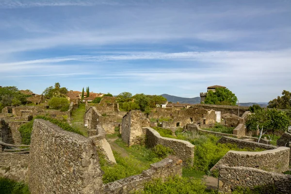 Granadilla Caceres Spain April 2015 Granadilla Village Abandoned Flood Gabriel — Stock Photo, Image