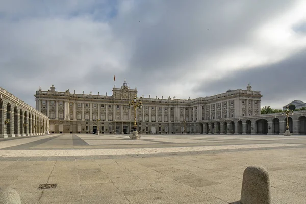 Madrid Spanje Mei 2015 Koninklijk Paleis Van Madrid Officiële Residentie — Stockfoto