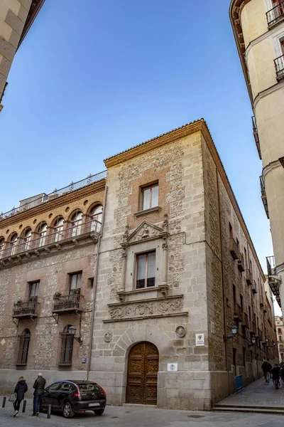 Madrid Espagne Février 2019 Porte Principale Casa Cisneros Sur Rue — Photo