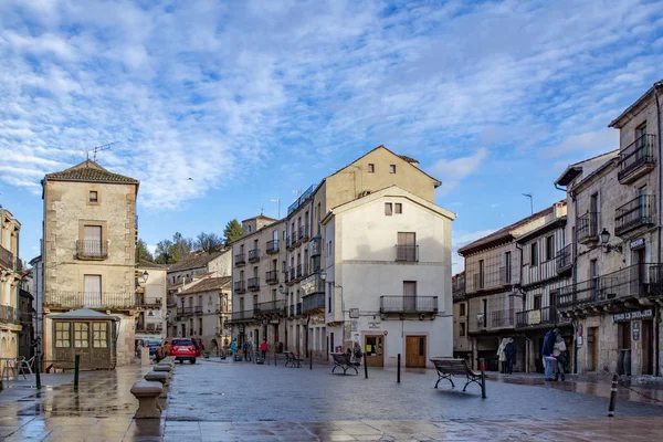 セプルベダ セゴビア スペイン セプルベダ村の古い町でスペイン広場の 2018 ビュー — ストック写真