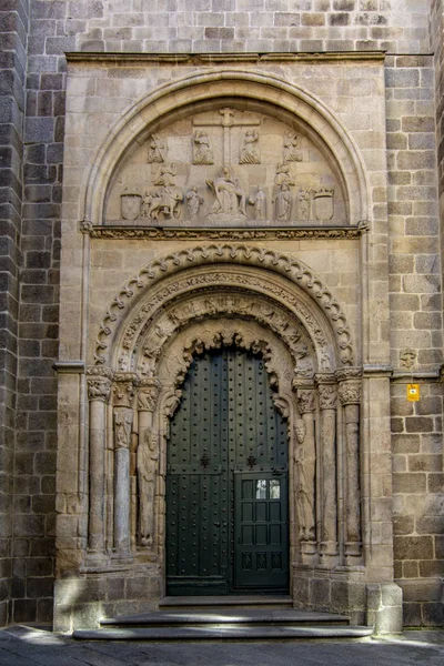 Orense España Septiembre 2018 Cubierta Románica Catedral Ourense Dedicada San — Foto de Stock