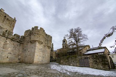 Puebla de Sanabria, Zamora, İspanya; Ocak 2017: Puebla de Sanabria, İspanya eski kale