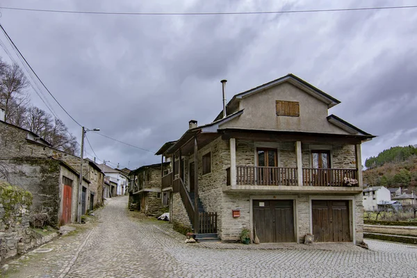 Rio Onor Portugal Januari 2017 Rio Onor Een Dorp Noord — Stockfoto