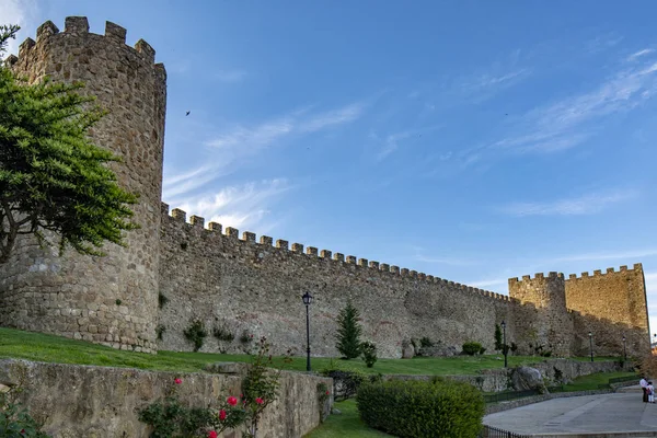 Plasencia Caceres Spaina Μάιος 2015 Μεσαιωνικά Τείχη Της Plasencia Αγορά — Φωτογραφία Αρχείου