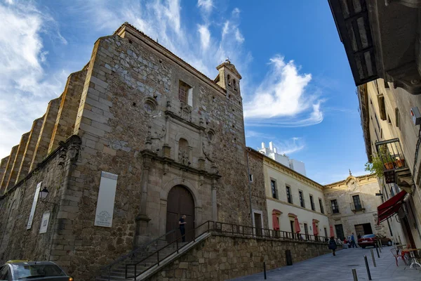 Plasencia Caceres Spanien Maj 2015 Fasad Santa Ana För Närvarande — Stockfoto