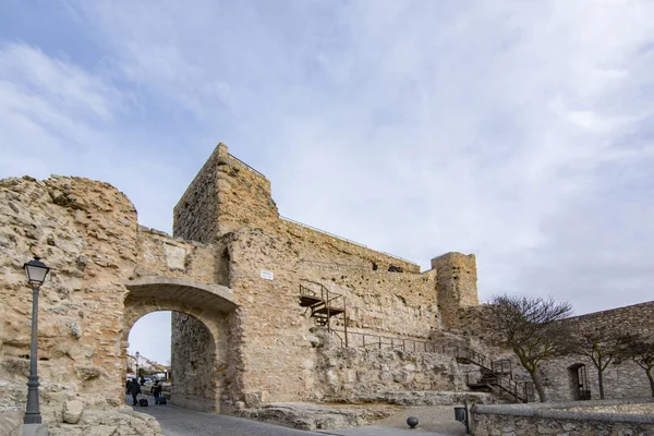 Куенка Іспанія Лютого 2017 Руїни Середньовічні Замок Куенка Іспанія — стокове фото