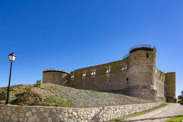 西班牙昆卡 卡斯蒂略 德加加穆诺斯 2017年2月 昆卡省同名城镇的 Garcimunoz 城堡景观 — 图库照片