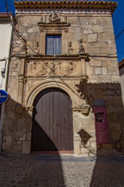 Alarcon, Cuenca, İspanya, Şubat 2017: Bugünün Müzesi, Alarcon Köyü'nde Castaneda Palace