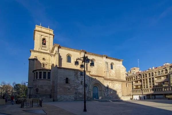 Albacete Spanya Şubat 2017 Cathedral San Juan Albacete Şehir Içinde — Stok fotoğraf
