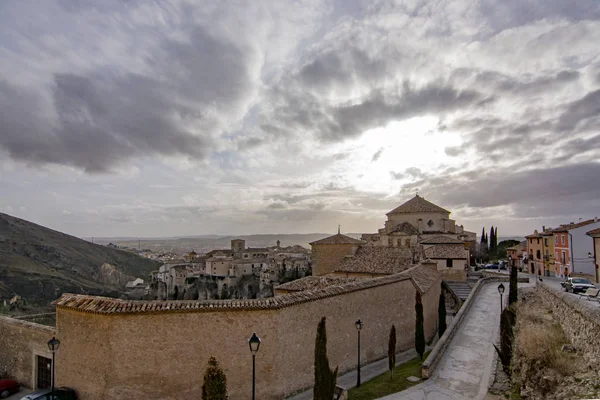 Cuenca Spanien Februari 2017 Kyrkan Den Discalced Carmelite Kloster San — Stockfoto