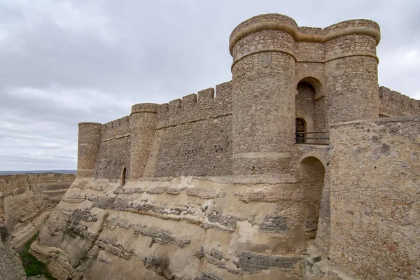 Činčila Montearagon Albacete Španělsko Února 2017 Brána Hradu Činčila Monte — Stock fotografie