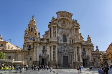 The Cathedral of Murcia in Spain clipart