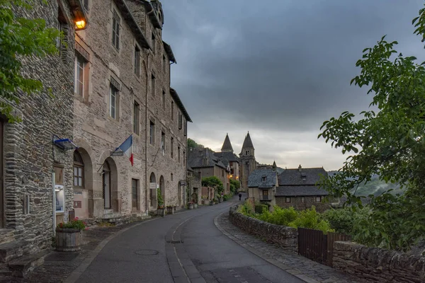 Conques Midi Pyrenees France June 2015 View Medieval Village Conques — Stock Photo, Image