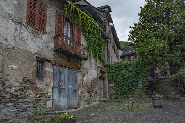 Conques Midi Pyrenäen Frankreich Juni 2015 Blick Auf Das Mittelalterliche — Stockfoto
