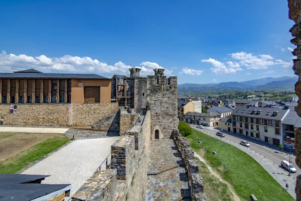 Ponferrada León España Junio 2017 Vista Del Muro Del Castillo — Foto de Stock