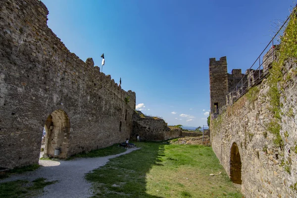 Ponferrada Léon Espagne Juin 2017 Vue Château Des Templiers Dans — Photo