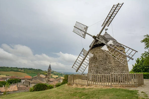 Windmill Typical Hill Lautrec France — Stock Photo, Image