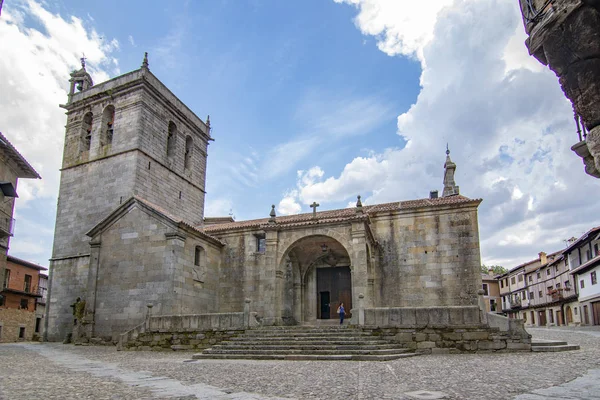 Alberca Salamanca Spanien Juni 2017 Församlingkyrkan Our Lady Antagandet Den — Stockfoto