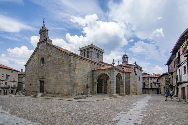 Alberca Salamanca Espanha Junho 2017 Igreja Paroquial Nossa Senhora Assunção — Fotografia de Stock