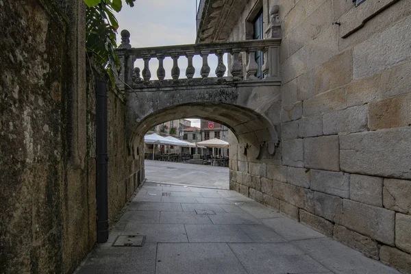 Pontevedra Galicia Spain September 2018 Detail Building Old Center Pontevedra — Stock Photo, Image