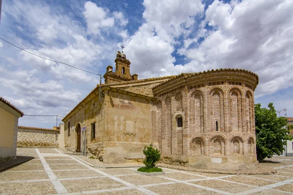 Olmo Guarena Zamora España Junio 2017 Iglesia Románica San Andrés — Foto de Stock