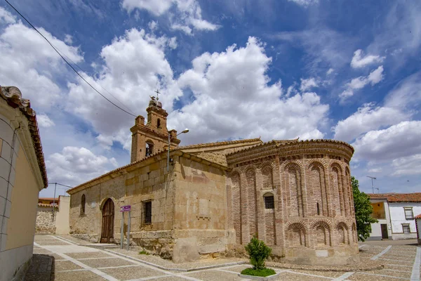 Olmo Guarena Zamora España Junio 2017 Iglesia Románica San Andrés — Foto de Stock