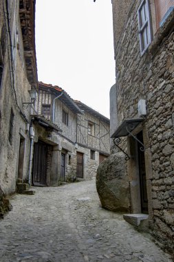 Alberca, Salamanca, İspanya; Haziran 2015: Sokaklar ve Binalar, ortaçağ köyü, La Alberca Salamanca il