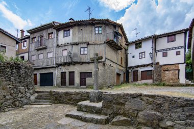 Alberca, Salamanca, İspanya; Haziran 2015: Sokaklar ve Binalar, ortaçağ köyü, La Alberca Salamanca il