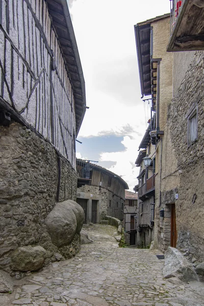 Alberca, Salamanca, İspanya; Haziran 2015: Sokaklar ve Binalar, ortaçağ köyü, La Alberca Salamanca il