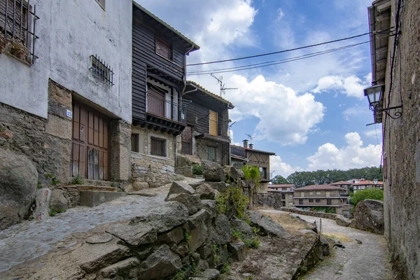 Alberca Salamanca Spanje Juni 2015 Straten Gebouwen Van Het Middeleeuwse — Stockfoto