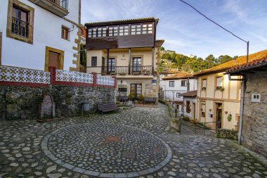 Colunga, Asturias, İspanya; Ocak 2016: görünümünü Kilisesi, San Cristobal el gerçek Asturias Colunga şehir içinde 