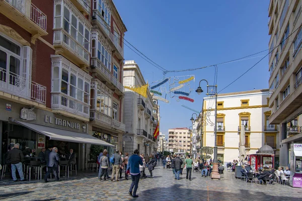 Cartagena Murcia Spanje Februari 2017 Straten Gebouwen Het Centrum Van — Stockfoto