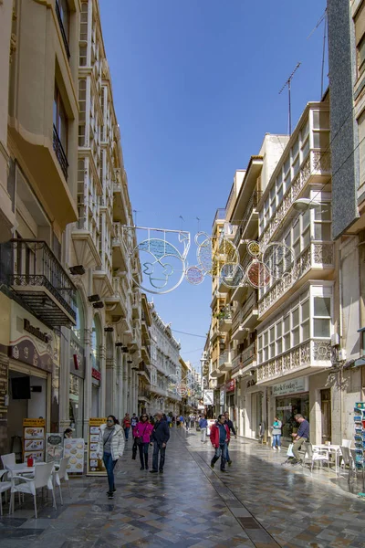 Cartagena Murcia Hiszpania Luty 2017 Ulice Budynki Centrum Historycznym Miasta — Zdjęcie stockowe