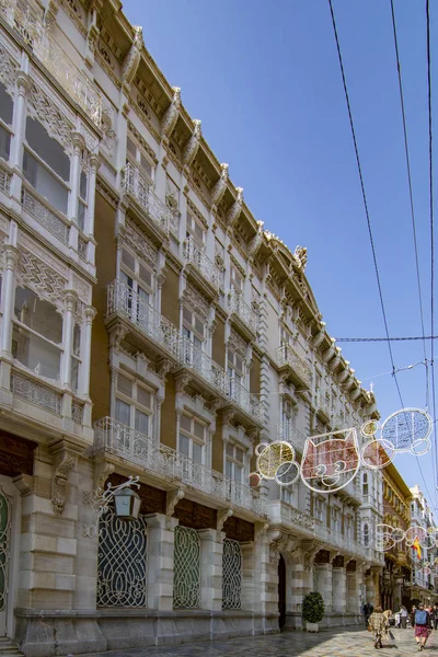 Cartagena Murcia Spanje Februari 2017 Straten Gebouwen Het Centrum Van — Stockfoto