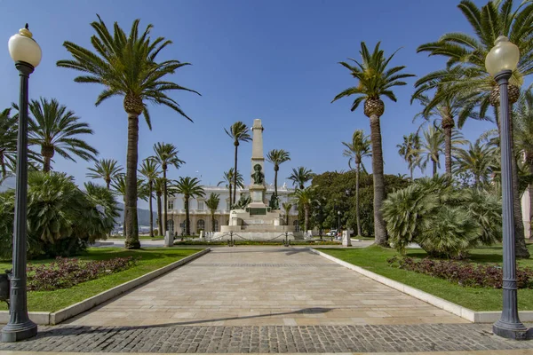 Cartagena Murcia Spagna Febbraio 2017 Monumento Agli Eroi Cavite Santiago — Foto Stock