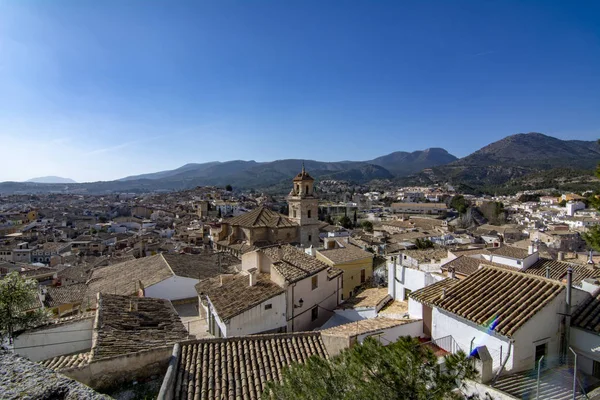Murcia İspanya'da bulunan Caravaca de la Cruz şehir görünümünü