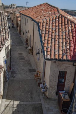 Sokaklar ve Binalar Uruena ortaçağ köyü 