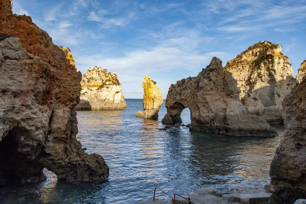 Ponta da Piedade en Lagos, Algrave, Portugal — Foto de Stock