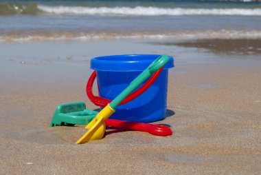 sandbox ve kürek komisyon için oyuncaklar