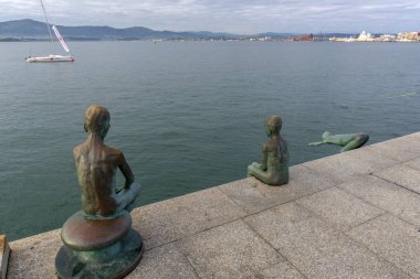 Santander promenade, Los Raqueros heykel