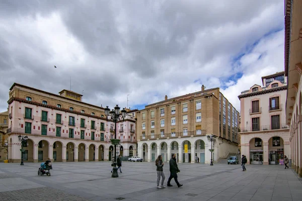 Huesca, İspanya'nın ana Meydanı — Stok fotoğraf